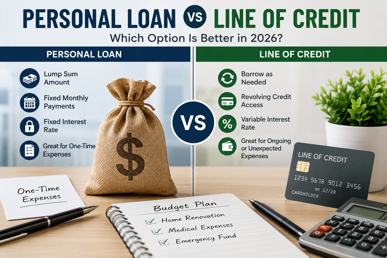 Personal Loan, Line of Credit, Personal Finance, Loans, Credit, Borrowing, Financial Planning, Debt Management