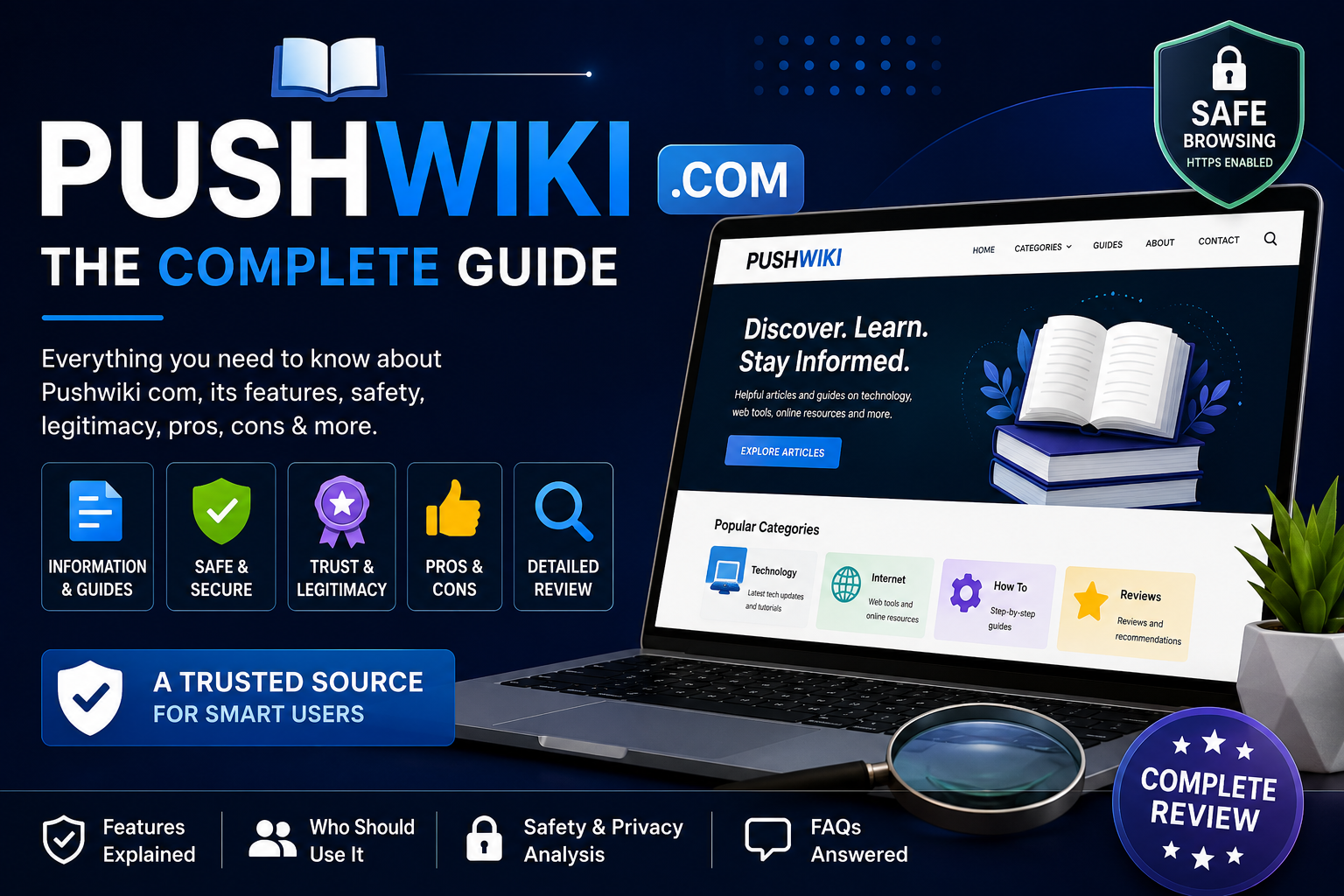Pushwiki com complete guide explaining features, safety, legitimacy, and website review