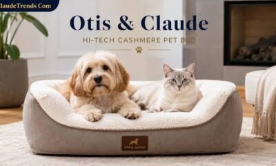 Otis & claude hi-tech cashmere pet bed
