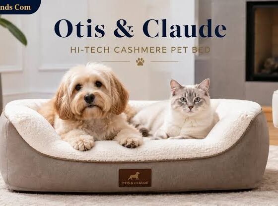 Otis & claude hi-tech cashmere pet bed