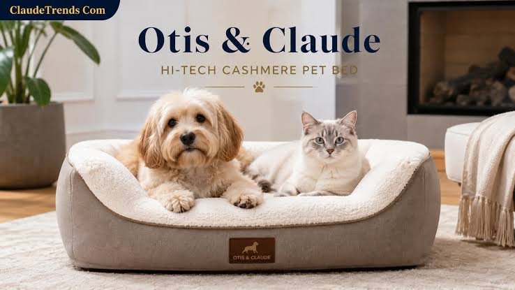 Otis & claude hi-tech cashmere pet bed