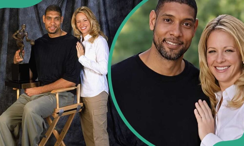 Amy Sherrill biography featuring her family, marriage to Tim Duncan, and private life.