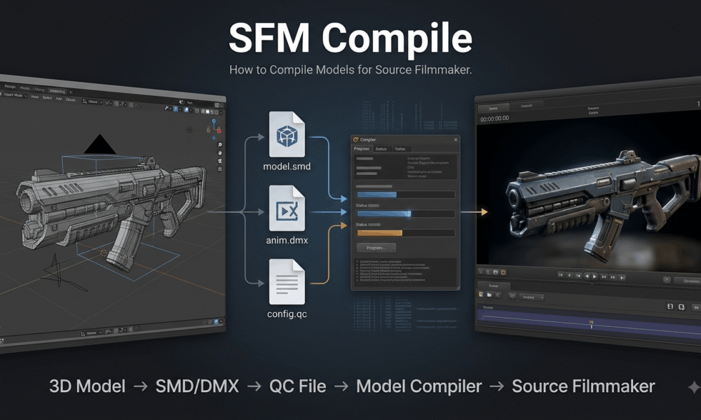 SFM Compile process for Source Filmmaker models