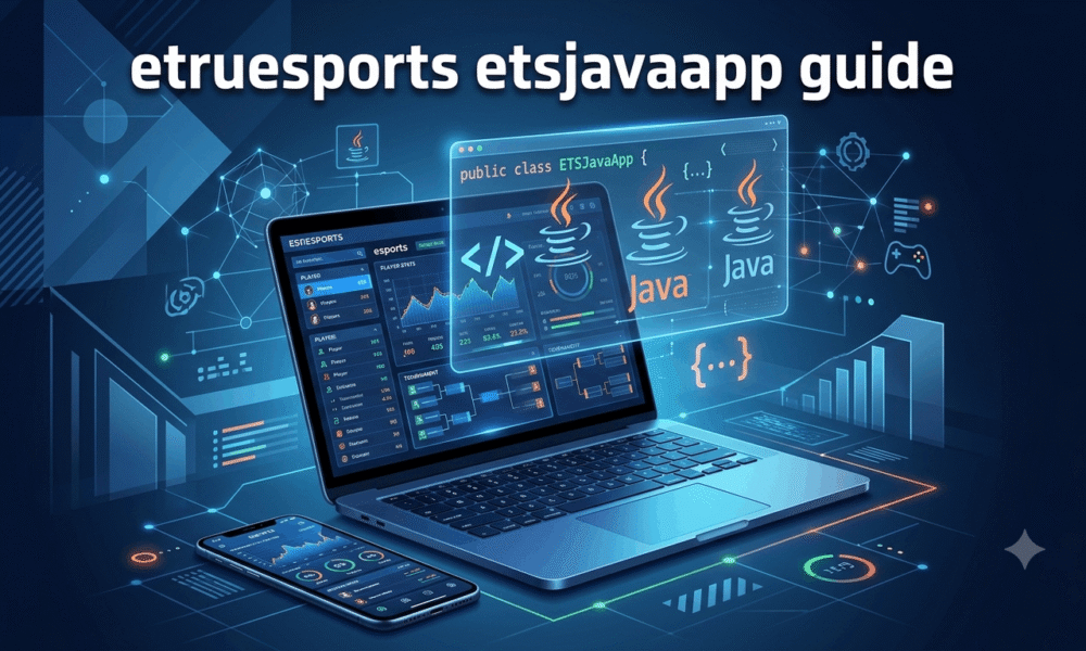 Etruesports ETSJavaApp guide showing gaming and esports application features