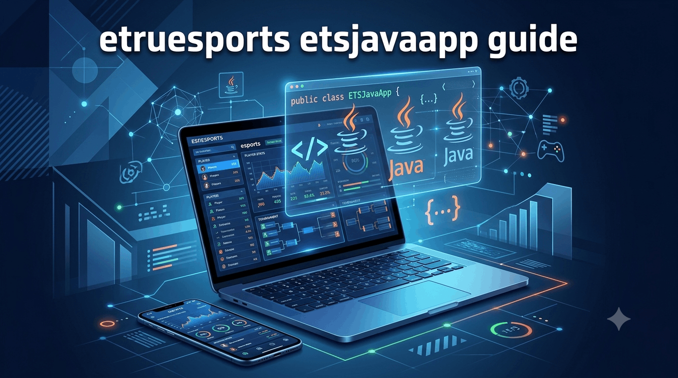 Etruesports ETSJavaApp guide showing gaming and esports application features