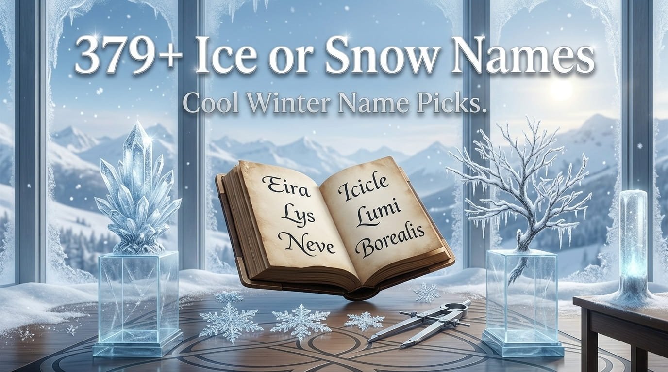 379+ ice or snow names and cool winter-inspired names