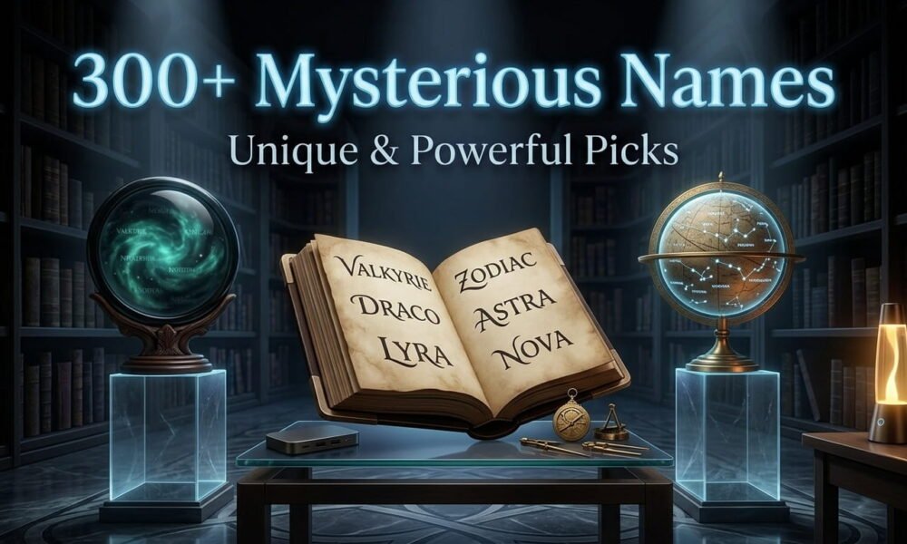 300+ mysterious names with unique and powerful name ideas