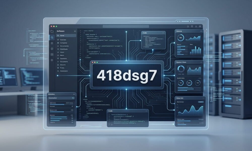 Software 418dsg7 guide explaining its features and purpose