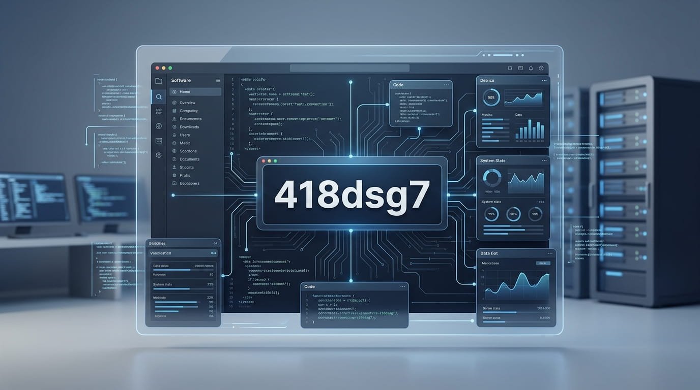 Software 418dsg7 guide explaining its features and purpose