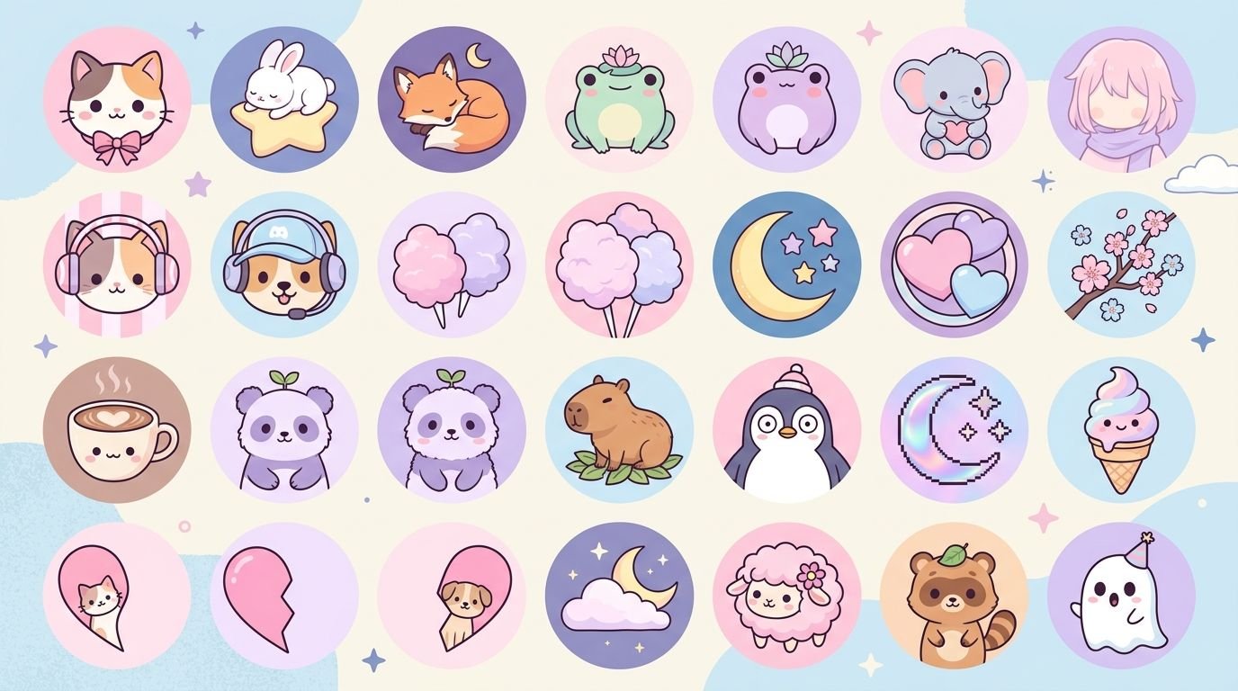 140 cute PFP for Discord featuring aesthetic and kawaii profile picture ideas