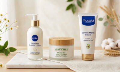 Pregnancy Skincare Nivea vs Burt’s Bees vs Mustela comparison