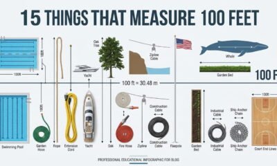 15 things that measure 100 feet in length with real-world size comparisons