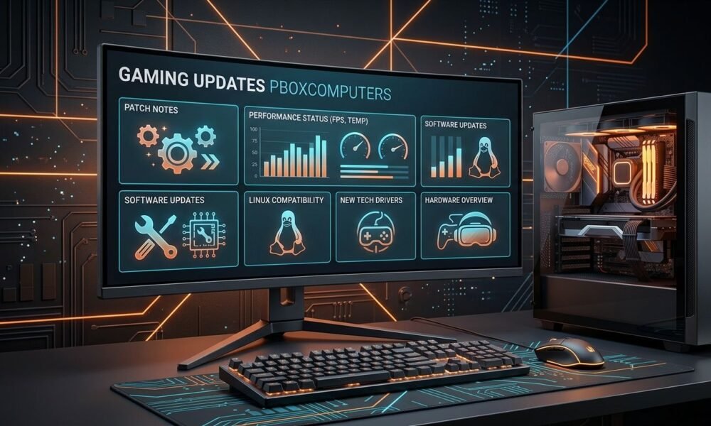 Gaming updates PBoxComputers covering gaming news, hardware, game releases and technology