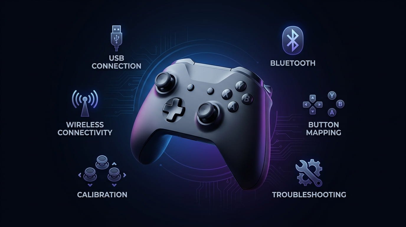 Tutorial guide HSSGamepad for controller setup, connectivity, and gaming