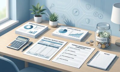 Financial literacy worksheets for learning money management basics