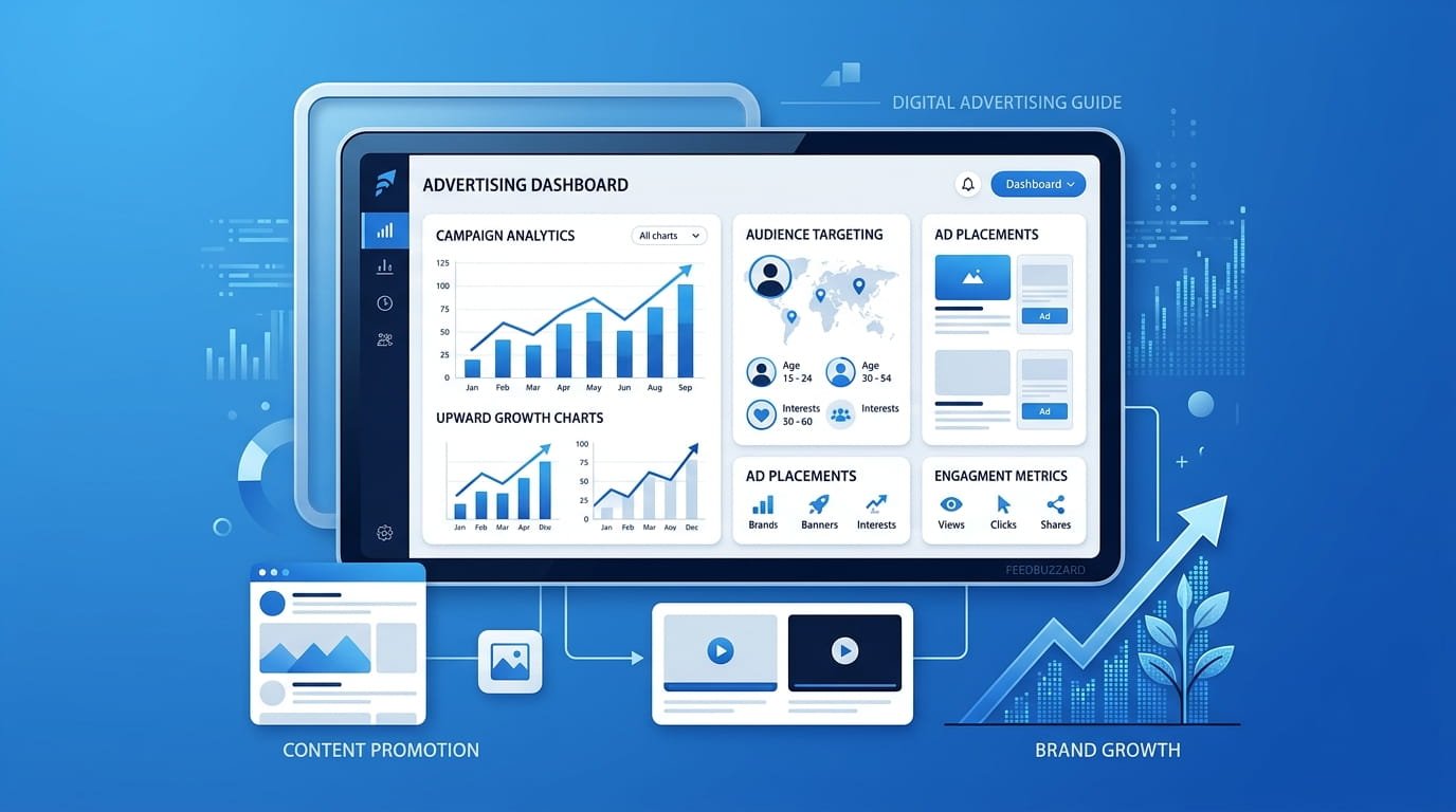 Advertise FeedBuzzard digital advertising guide for brand growth