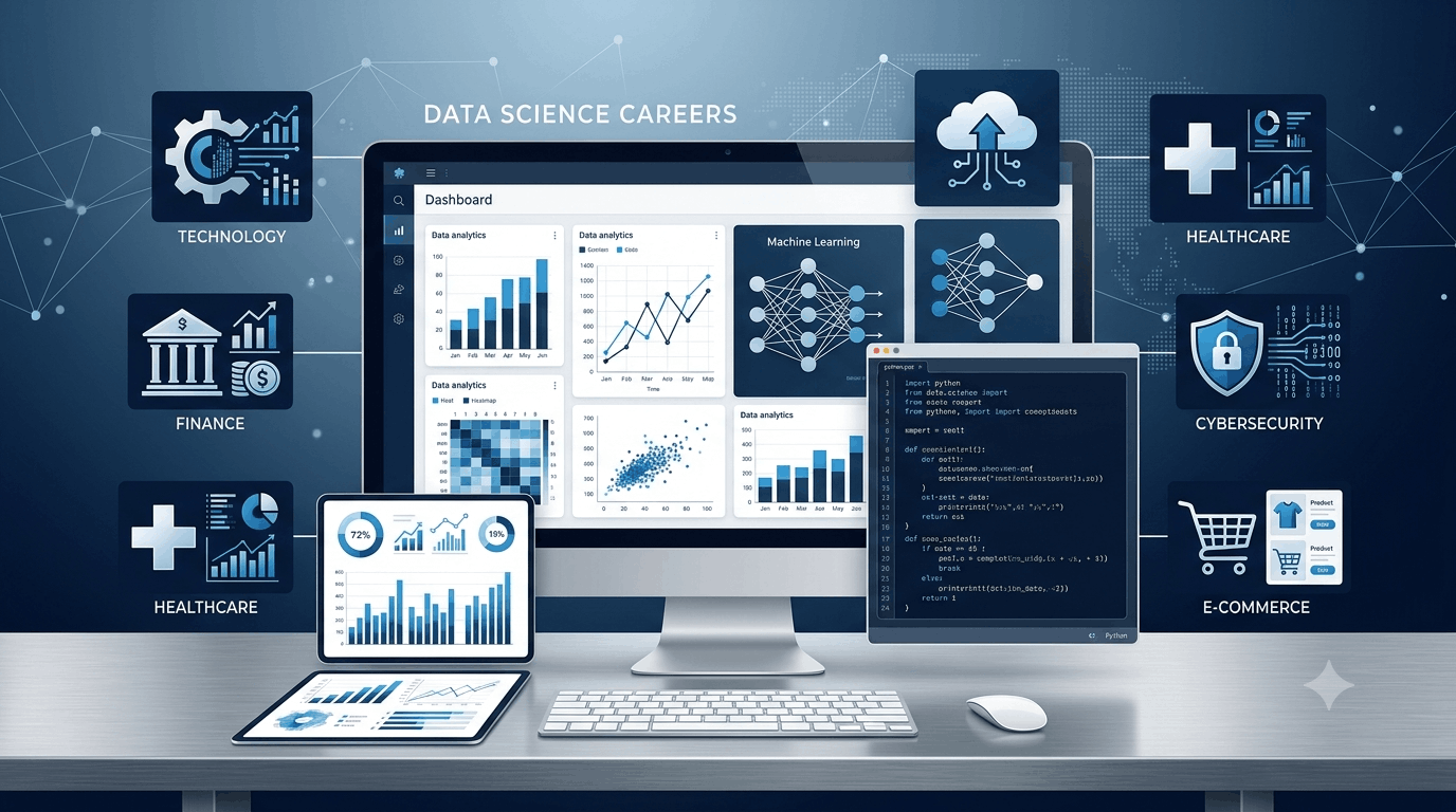 Data science careers in modern technology