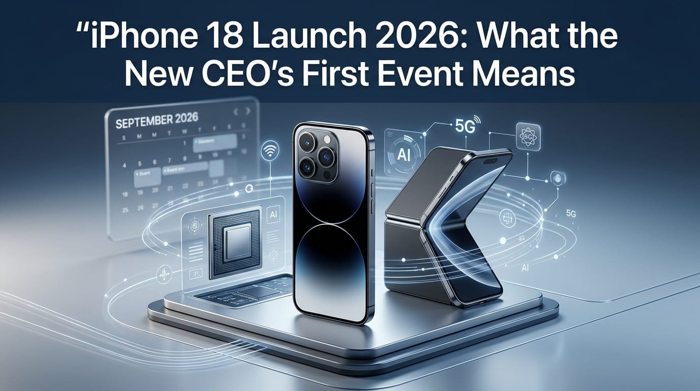 iPhone 18 Launch 2026 and Apple’s new CEO first event