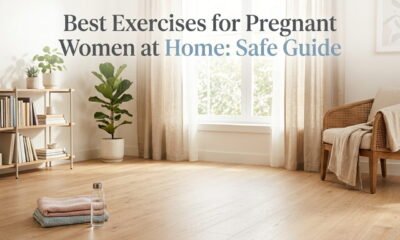 Safe exercises for pregnant women at home