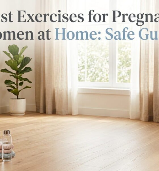 Safe exercises for pregnant women at home