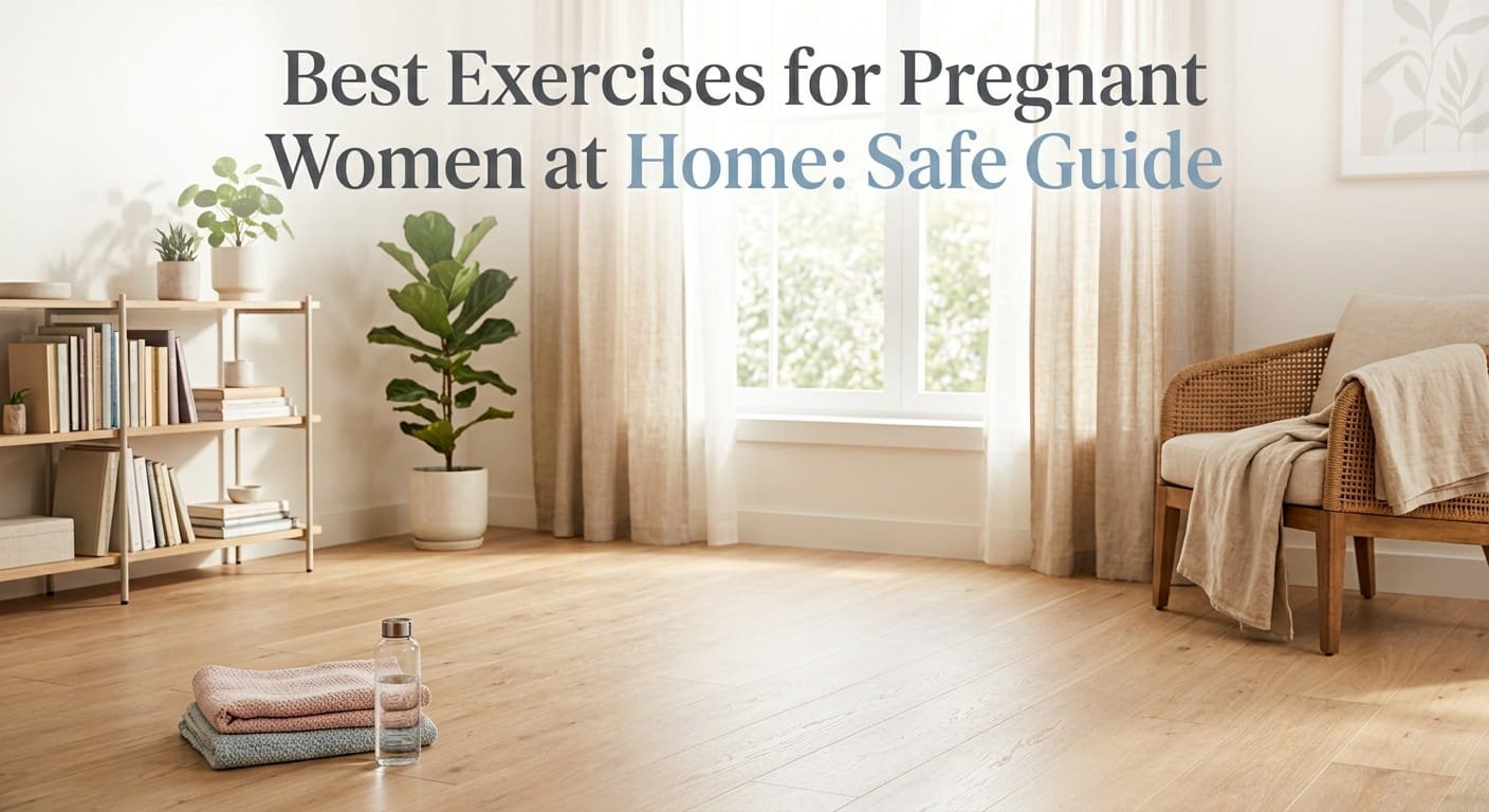 Safe exercises for pregnant women at home