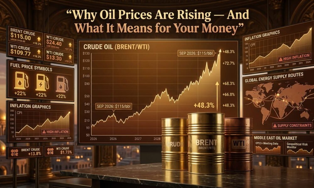 Why oil prices are rising in 2026 and what higher crude prices mean for your money