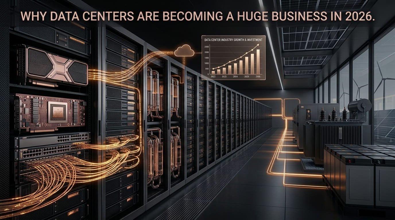 Why data centers are becoming a huge business in 2026 driven by AI, cloud computing and rising power demand
