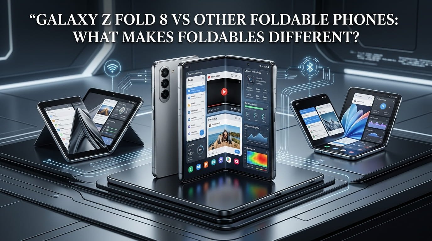 Galaxy Z Fold 8 vs other foldable phones comparison