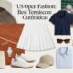 US Open fashion with stylish tenniscore outfit ideas for match day