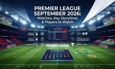 Premier League September 2026 matches, key storylines and players to watch