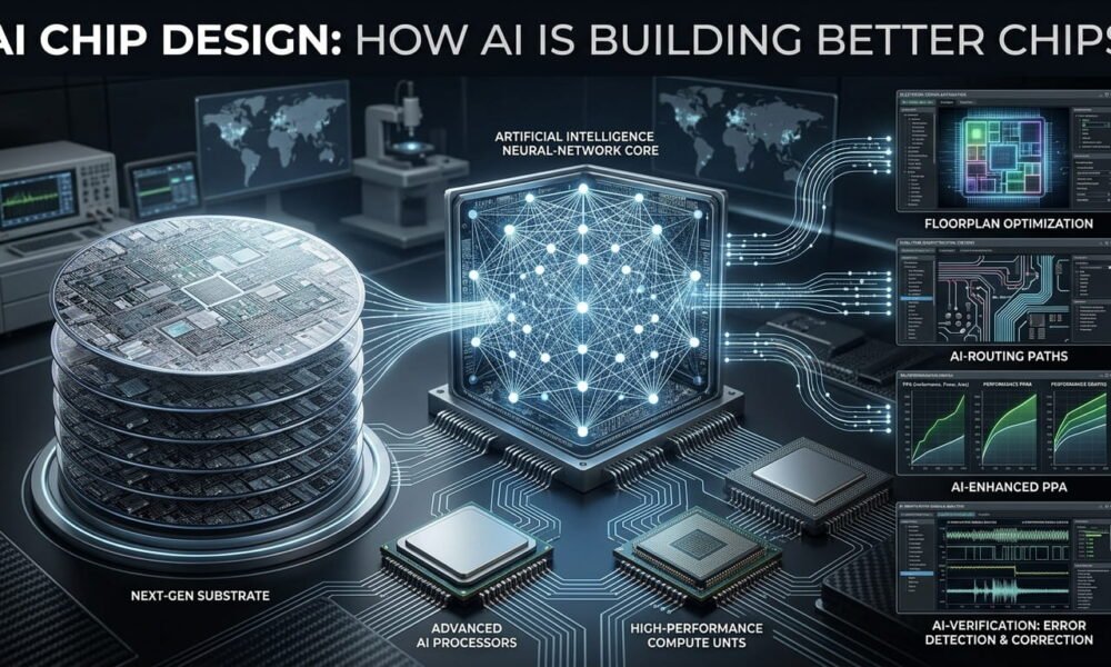AI Chip Design using artificial intelligence to build faster and more efficient computer chips
