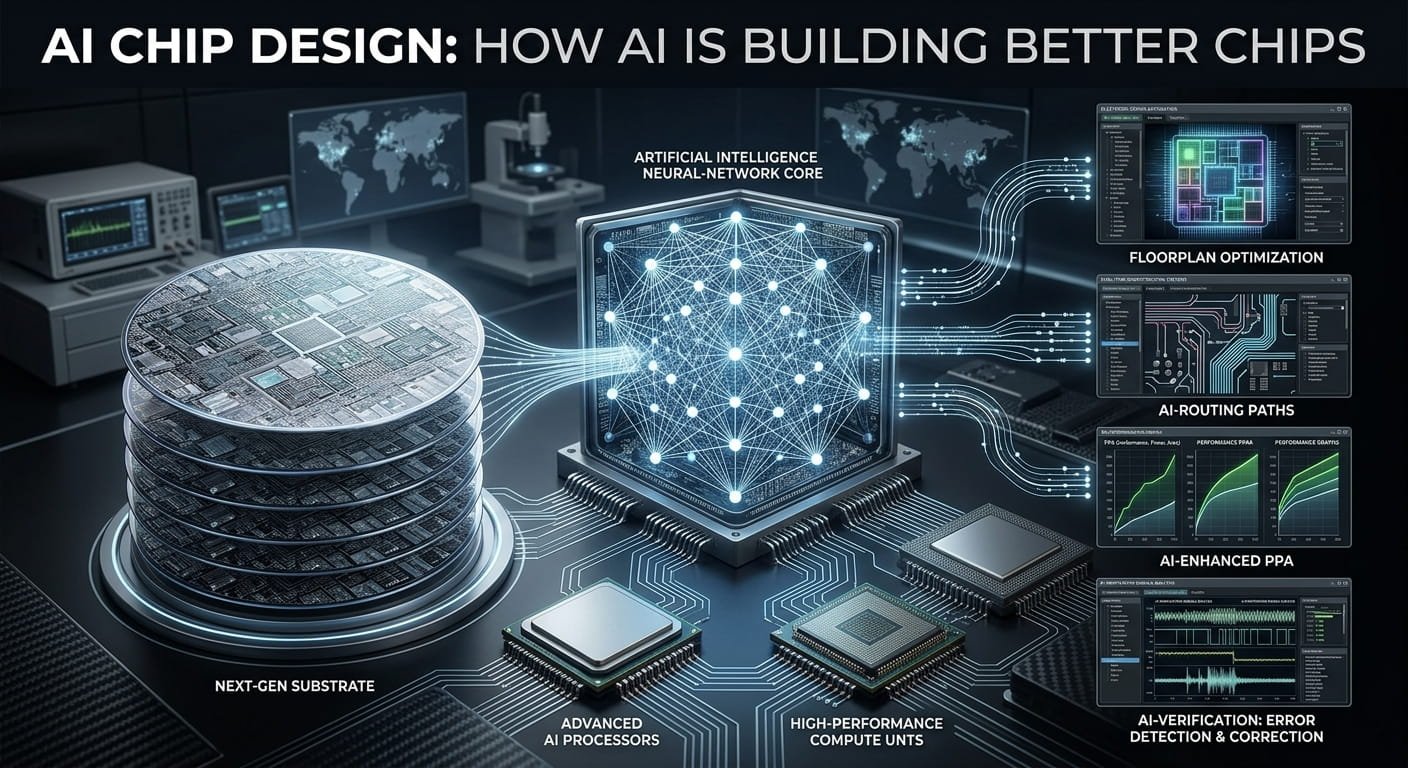 AI Chip Design using artificial intelligence to build faster and more efficient computer chips