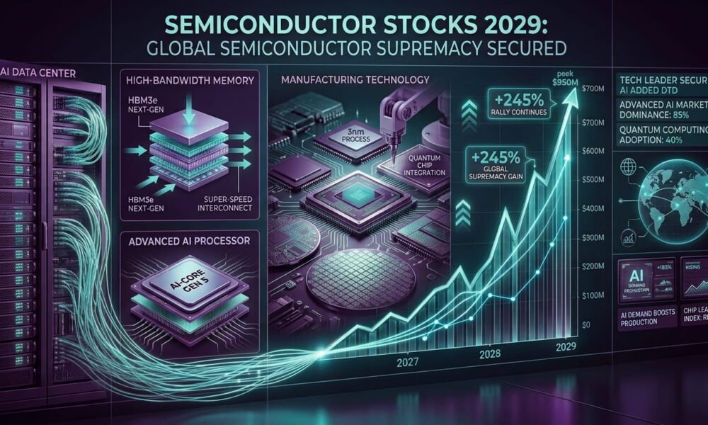 Semiconductor Stocks 2026 rally driven by AI chips, data center demand and semiconductor growth