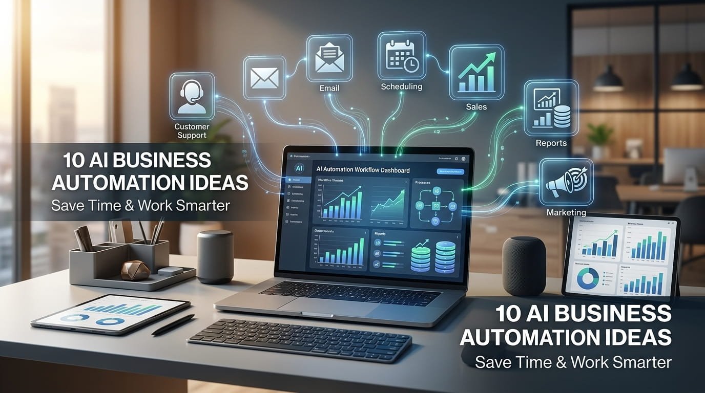AI business automation ideas helping small businesses automate daily tasks
