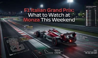 F1 Italian Grand Prix 2026 at Monza with key race weekend storylines