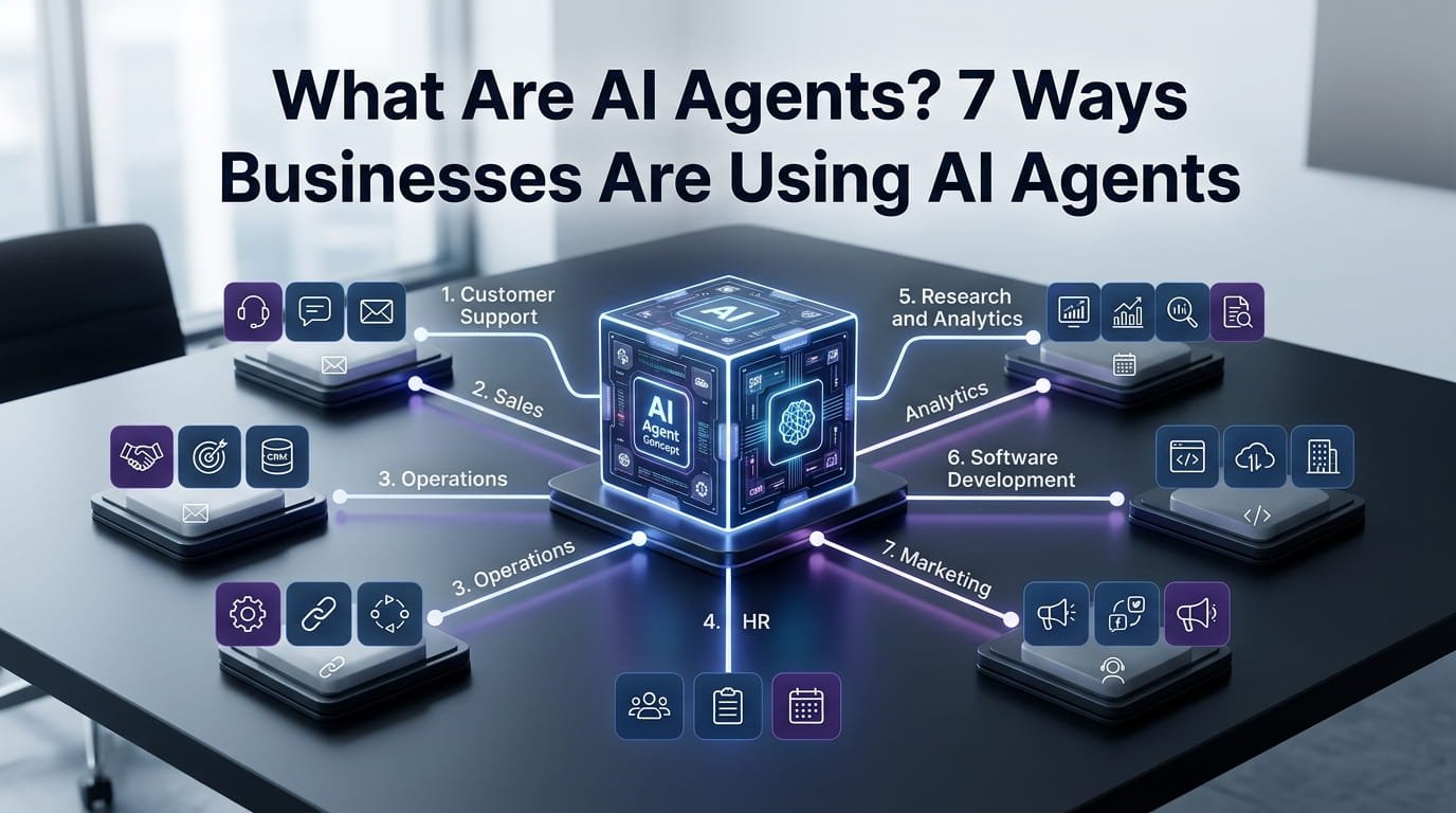 What are AI agents and 7 ways businesses are using AI agents